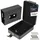 HMF 307-02 Anschraubbare Dokumentenbox, 20 x 15,5 x 7 cm, Schwarz