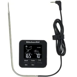 KitchenAid Global Digital Kabel-Thermometer Schwarz