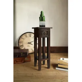 Garden Pleasure PADEA Beistelltisch Massivholz braun 25,0 x 25,0 x 67,0 cm