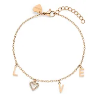 s.Oliver Armband roségold SOJ-0108-B-21 Größe 21