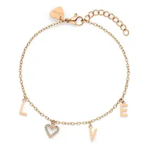 s.Oliver Armband roségold SOJ-0108-B-21 Größe 21