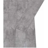 vidaXL Bodenplanken 36 pcs Zementbraun 5,02 m2 PVC