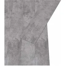 vidaXL Bodenplanken 36 pcs Zementbraun 5,02 m2 PVC