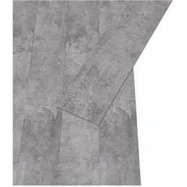 vidaXL Bodenplanken 36 pcs Zementbraun 5,02 m2 PVC