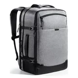 Inateck Reiserucksack Erweiterbarer Herren Damen Handgepäck Rucksack, 15.6 Laptop Rucksack Spritzwassergeschütztes Carry on Kabinenrucksack für Weekender