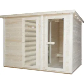 SANOTECHNIK Sauna Vaasa 4-6 Personen 310 x 230 x 219,5 cm