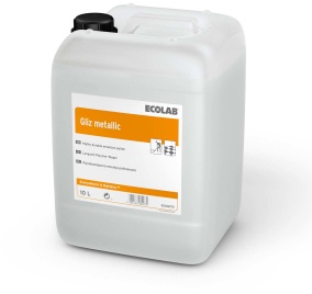 ECOLAB Gliz® metallic Polymer-Versiegelung, Strapazierfähige Polymer-Versiegelung gegen Wiederanschmutzung, 10 l - Kanister