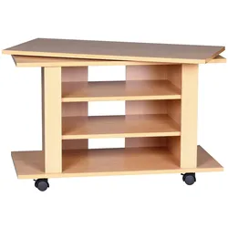 FineBuy Fernsehschrank 75 x 51 x 38 cm Buche