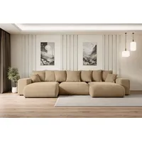 Altdecor Ecksofa mit Schlaffunktion und Bettkasten Corner Sofa Eckcouch