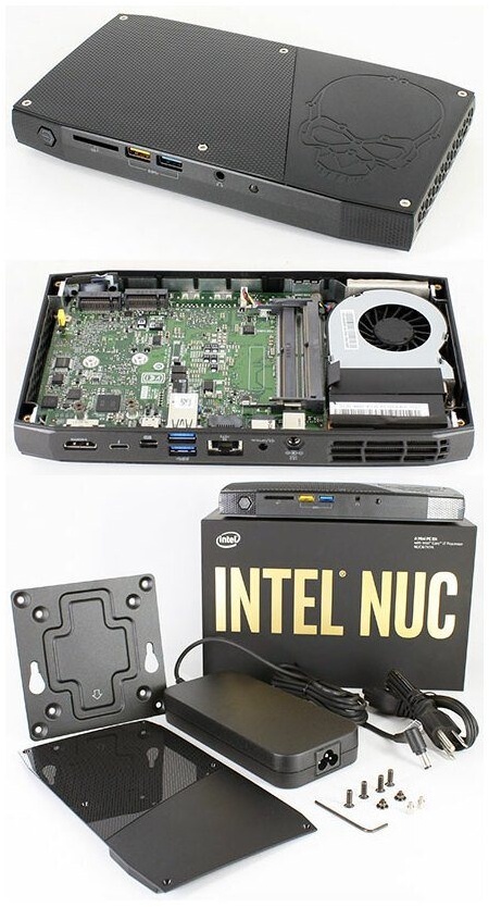 Intel® Intel NUC6i7KYK (Intel Core i7-6770HQ CPU 4x 2.6Ghz, 1x HDMI, 1x dP, 2 Mini-PC