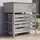 MCW Aluminium Verkleidung für Klimaanlage/Wärmetauscher MCW-P94 110x96x43cm Grau