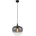 Maxy 1-flg Ø 29 cm rund schwarz Glas