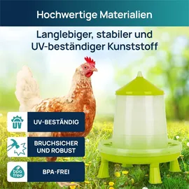 Gaun Futtertrog, grün, mit Füßen, 8kg