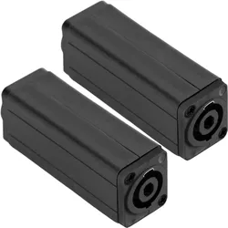 Pronomic AD-SPFSPFM Adapter Speakon-kompatibel female / Speakon-kompatibel female 2x Set