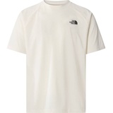 The North Face Foundation T-Shirt White Dune Light Heather L