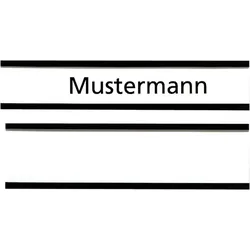 Franken Namensschild magnetisch, 10x50mm