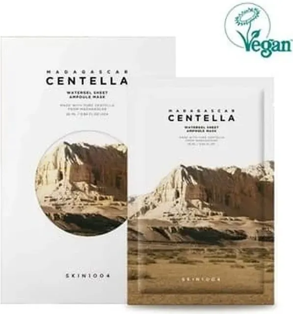 Skin1004 Madagascar Centella Ampullen-Gelmaske für das Gesicht 25...