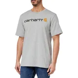 CARHARTT Core Logo S/S Grau XS