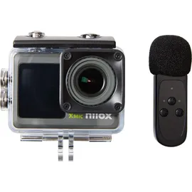 NILOX Xmic Action-Kamera mit Drahtlosem Mikrofon Schwarz/Grau