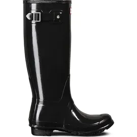 Hunter Original Tall Gloss Boot wasserdicht schwarz