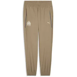 Puma Olympique Marseille 25/26 Tech Reise Hosen Velvet Moss/Golden Fog M