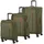 American Tourister Nitestream Koffer-Set 3-tlg. oliv/orange