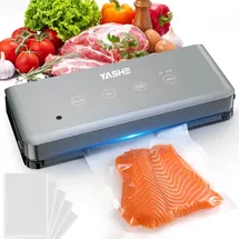 yashe Vakuumiergerät mit Trocken- & Feuchtmodus, 5-in-1 Multifunktions-Vakuumierer mit 30 cm Naht,
