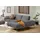 W.Schillig Ecksofa "run, Designsofa mit tollem Sitzkomfort, bequem, L-Form", grau (grau w82), B:319cm H:88cm T:178cm, Longlife Xtra-Leder Z73: Naturwalkleder der Luxusklasse aus den erlesensten Rohhäuten.