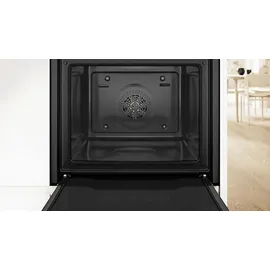 Bosch HND679LS67 (HEB578BB4 + NXX675CB5E) Herdset mit Induktionskochfeld und Backwagen