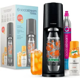 Sodastream Terra black + Sirup Miranda 440 ml