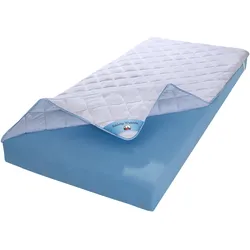 Matratzenauflage RIBECO "Top Cool", weiß, B:90cm L:200cm, Bezug: 100% Polyester, Matratzenzubehör, Mit über 1.000 positiven Kundenbewertungen