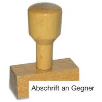 Amos Stempel Abschrift an Gegner