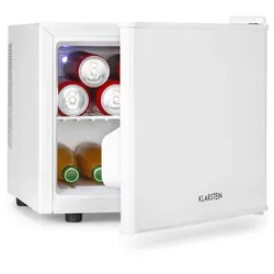 Klarstein Geheimversteck Mini-Kühlschrank 2 Ebenen 17Ltr. 26dB thermoelektrisch Weiß