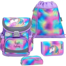 Belmil Mini-Fit Schulranzen-Set 4tlg Rainbow