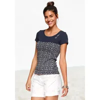 KangaROOS T-Shirt, Kurzarm, sehr figurbetonte Passform, aus Baumwolle, Gr.