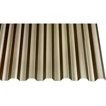 guttagliss PC Profilplatte Trapez 76/18 200 x 140 cm 0,8 mm bronce