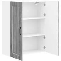 vidaXL Unterschrank Küchenwandschrank 80 x 31 x 100 cm Grau