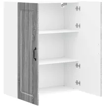vidaXL Unterschrank Küchenwandschrank 80 x 31 x 100 cm Grau
