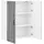 vidaXL Unterschrank Küchenwandschrank 80 x 31 x 100 cm Grau