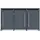 Westmann Mülltonnenbox Pedura 3 199 x 80 x 116 cm anthrazit