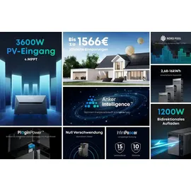 Anker SOLIX Solarbank 3 E2700 Pro 1,76 kWh inkl. Smarter Zähler