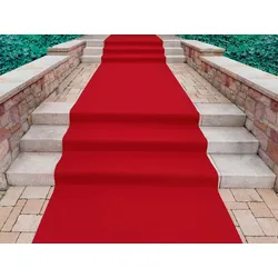 Primaflor-Ideen in Textil Läufer »PODIUM, Made in Belgium«, rechteckig, 2,6 mm Höhe, Breite 200 cm, Nadelfilz, Uni-Farben, ideal für Veranstaltungen Primaflor-Ideen in Textil burgund B: 200 cm   1 St.