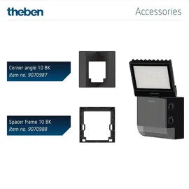 Theben LED-Strahler theLeda S8-100 BK