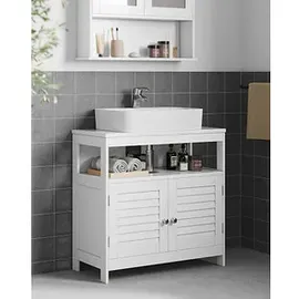 VASAGLE Waschtischunterschrank ohne Waschbecken BBC02WT weiß 60,0 x 30,0 x 60,0 cm