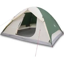 vidaXL Kuppelzelt 3 Personen Grün