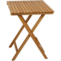 Garden Pleasure Alameda Gartentisch 55 x 55 x 72 cm Braun