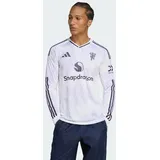 adidas Manchester United Auswärtstrikot 2025/26 Herren langarm Gr. S