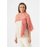 Codello Schal Mit Schriftzug rot Damen