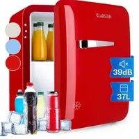 Klarstein Mini Kühlschrank mit Gefrierfach, 32L Mini-Kühlschrank für Getränke
