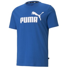 Puma T-Shirt Essentials Logo T-Shirt Herren blau S